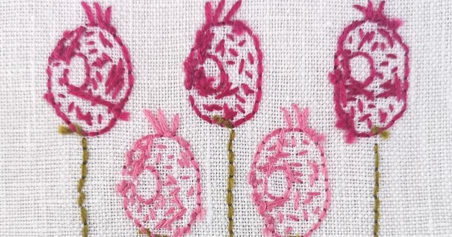 Starting and finishing to stitch in hand embroidery secrets revealed 1 How to start and finish embroidery no knots pfoto of the backside of embroidery