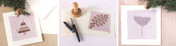 Hand embroidered gift ideas for Christmas 7 Hand embroidered gift idea - Christmas card