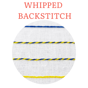 Best embroidery stitches for outlines 9 Whipped backstitch hand embroidery