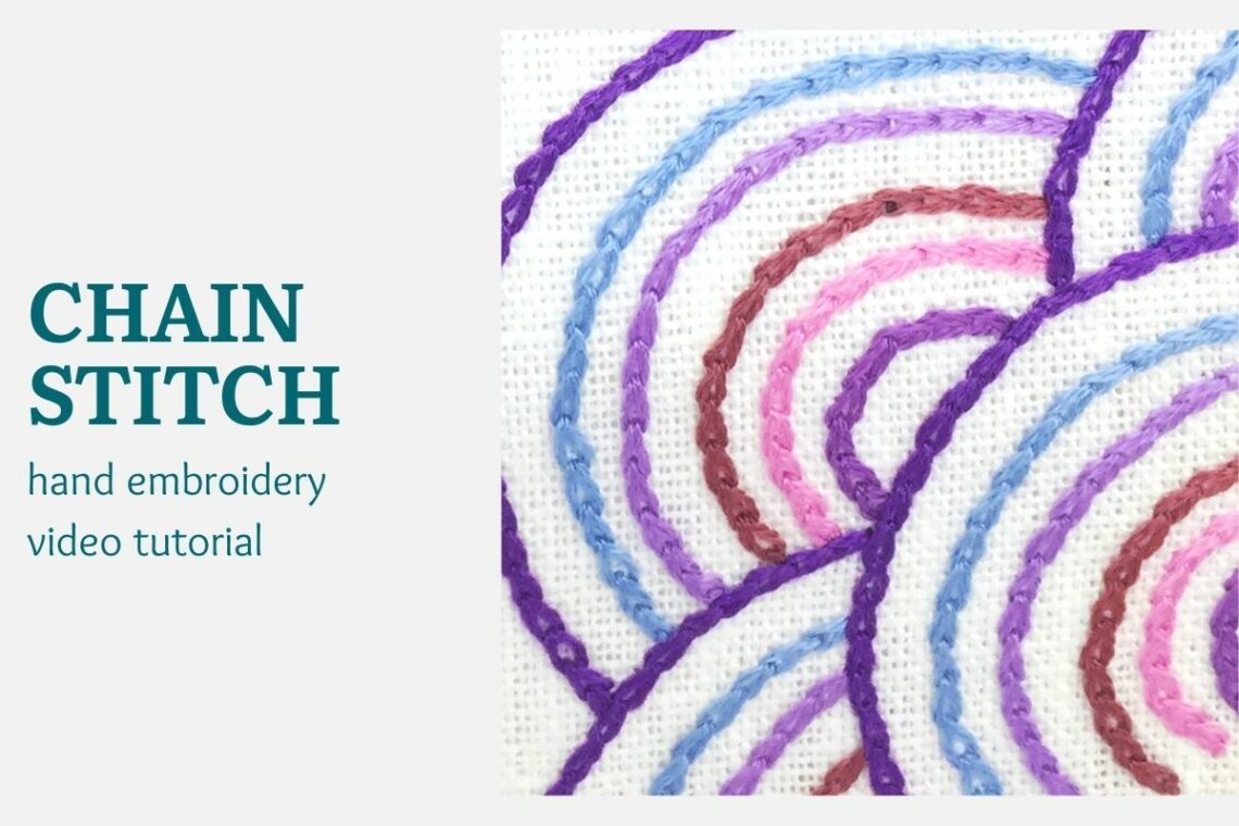 Chain stitch video tutorial 1 Chain stitch video tutorial