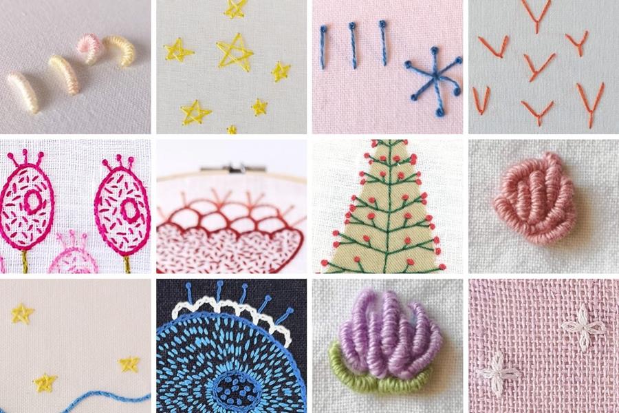 Decorative stitches 1 Decorative stitches for hand embroidery