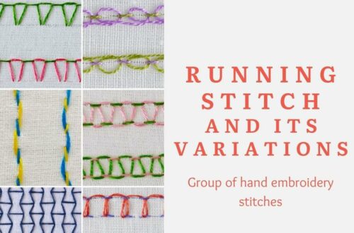 Running stitch and its variations 118 Running stitch and its variations